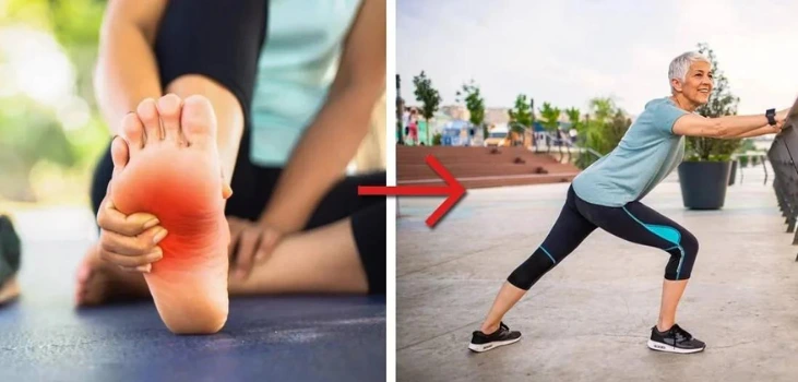 collage foot pain